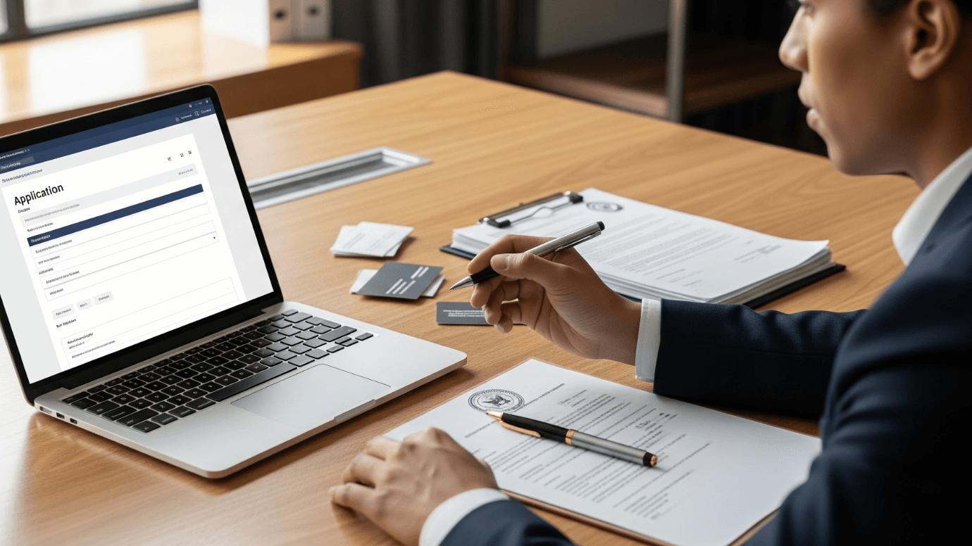 Attorney meeting with a business client
